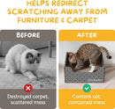 Hide & Scratch Cardboard Cat Scratcher Box & Bed Dark Grey Diamond Pad — 8