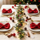 DR.DUDU 6FT Christmas Garland with Lights Mantel Decorations — 4