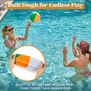 JOYIN 12-Pack 12“ Beach Balls - Bulk Classic Beachball Inflatable Swimming Pool Toys for Games Adults Kids Birthday Party Supplies Combo Set, Rainbow Color Blow Up Luau Decorations Favors Gifts (12") | 12-inch — 7