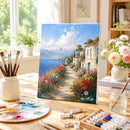 Conda Stretched Canvas for Painting 16x20 Inch, 5Pack Primed Large Canvas for Painting, Acid-Free Cotton 5/8 Blank Canvases, Value Bulk Pack for Acrylic Paint,Watercolor, Oil Paint | 5Pack,16"x20" — 8