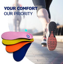 Pure Stride Bold Professional Full Length Orthotics -Shoe Support for Metatarsals, High Arch, Flat Feet - Pain Relief for Plantar Fasciitis, Arch, Heel - 1 Pair, Men 10-10.5/Women 12-12.5, Bold Blue — 4