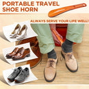 Plastic Travel Shoe Horn | 8.8 Inch Orange — 5