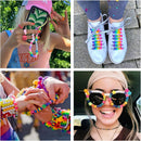 Quefe Bracelet Making Kit 6 Boxes 120 Colors Pony Beads Kandi Beads — 7