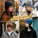 ZOORON Beanie for Men Women Slouchy Winter Beanie Hats Cuffed Skull Caps — 6