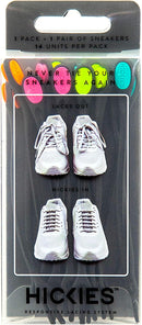 HICKIES Tie-Free Laces | Black Sprinkles (Multicolored Heads) — 1