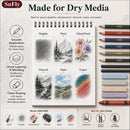 SuFly Sketch Book 9x12, 100-Sheet Drawing Paper Pad, 68lb/100gsm, Acid-Free | Sage Green | 9-x-12-inch: 1 Pack — 5