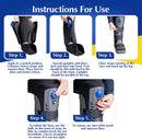 Brace Direct Full Shell Walking Boot - Tall Cam Fracture Boot with Air Pump — 5