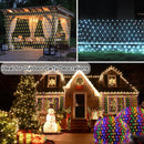 510 LED Christmas Net Lights, 28ft x 5ft Mesh Lights Outdoor Clear Wire 8 modes, Waterproof Connectable String Lights Plug in for Xmas Tree Bushes Garden Holiday Party Decorations - Multicolor — 7