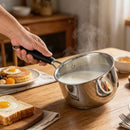 HaWare 1 Quart Saucepan, Stainless Steel Tri-Ply Bottom Sauce Pot with Lid — 6