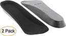 CALTO Half Elevator Insole for Men - 1/2 Inch Height Increase Taller Heel Lift Insert (2 Pack) Black — 6