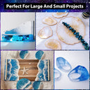 KISREL Crystal Clear Epoxy Resin Kit - No Bubble for Art,0.64 Gallon — 6