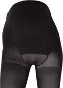 NuVein Medical Compression Plus Size Full Figure Pantyhose, 20-30 mmHg Support, Opaque, Black, Petite | 20 - 30 mmHg — 7