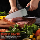 BOLEXINO 8" Chef Knife, Professional Kitchen Knife with Grip