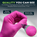 FifthPulse Fuchsia Hot Pink Nitrile Disposable Gloves -3 Mil Medical Exam Nitrile Gloves -Powder and Latex Free — 6
