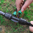 12Pcs 1/2 inch Tubing to 1/4 Inch Tubing Irrigation Connectors | 12 Pcs 1/2 Inch Lock Barbed Tee Four Way — 5