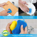 Geloo.Silicone Sponge Dish Brush, Double Sided Cleaning Brush for Dishes, Kitchen Gadgets and Accessories (3 Pack) — 4