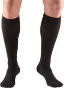 Truform 20-30 mmHg Compression Stockings for Men and Women, Knee High Length, Closed Toe | Black | Medium (1 Pair) | Short Length — 6