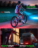 Victoper Bike Light, High Lumens Super Bright Bicycle Lite, 6+4 Modes USB Rechargeable Bike Headlight & Taillight Set, Waterproof Safety Bike Front & Rearlight for Road, Mountain, Night Riding — 5