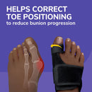 Dr. Scholl's BUNIONRELIEF & TOE CORRECTOR Massaging Gel-Bunion Splint & Big Toe Straightener-Orthopedic-Bunion for Women&Men Bunion Pads for-BunionPainRelief,1 Support Set (Left&Right),(Pack of 2) | One Size (Pack of 2) — 5