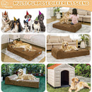 Orthopedic Dog Beds for Large Dogs, 7" Memory Foam Dog Beds with Waterproof…