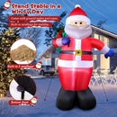 8 FT Christmas Inflatables Santa Claus Outdoor Decorations, Blow Up Santa Claus with Gifts Bag, Big Santa Carrying Presents Sack, Built-in LED Light, Xmas Outside Decor for Front Back Yard Garden Lawn — 4