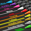GOTIDEAL Liquid Chalk Markers, 10 Colors, 6 mm Bold & Chisel Tip — 2