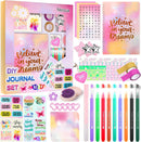 Nsrzua DIY Journal Kit for Girls,Toys for Ages 8-14 and Birthday Gifts for Girls | yellow — 1