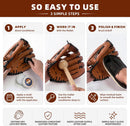 Prelady Baseball Glove Break-in Kit with Glove Mallet, Wrap, Cleaner & Leather Conditioner Oil for Baseball & Softball Mitt Care — 7