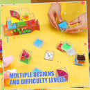 48 Pieces Brain Teaser Puzzle Cubes, Mini Maze Fidget Toys, Cute Style — 3