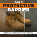 Leather Boot Oil for Work & Cowboy Boots – Deep-Conditioning Formula, Restore and Protects Dry, Cracked Leather Boots & Shoes - 16oz — 5