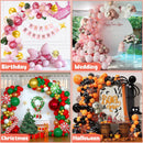 AerWo Balloon Arch Kit 9.35FT & 6FT, Free Bending Half Balloon Arch Stand with Base, Floor Gold Balloon Arch Frame Backdrop for Wedding Birthday Party Baby Shower Yard Lawn Home Christmas Decorations — 6