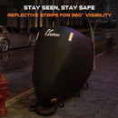 TATATOO Heavy Duty Motorcycle Cover Waterproof Outdoor Storage Fits Up to 96.5"