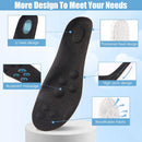 2 Pairs Steppers Insoles 4D Cloud – Cushion Support - Black - US Women 6.5-9.5 — 3