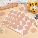 Shynek 55Pcs Metatarsal Foot Pads for Women and Men, Felt Ball of Foot Cushion, Adhesive Neuroma Pads for Feet Soft Forefoot Cushion Pads and Sole Support, Pain Lessen (Skin Color) 2