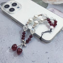 cioatu Phone Charms Cute Cherry Butterfly Cell Phone Lanyard Strap Wrist Strap for Bag Airpods Camera Pendants Decor photo 6