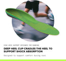 Superfeet Run Support High Arch Green v2 Shoe Inserts For Men 11.5-13 / Women 12.5-14 — 5