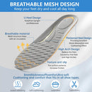 6 Pairs 4D Cloud Insoles for Men - Steppers Anti Fatigue with Arch Support, Heel/Forefoot Shock Pads | Trim-to-Fit, Sports Comfort, Foot Pain Relief, Breathable (US M 7.5-10.5) — 3