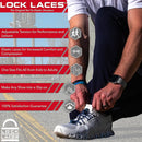 Lock Laces | Elastic No Tie Shoelaces | Black — 2