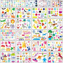 Stencil Drawing Kit for Kids, 25 Pcs Plastic Drawing Stencils with 400+ Shapes, Great Birthday Gift for Boy Girl — 3