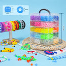 Gionlion 6000+ PCS Pony Beads 30 Assorted Colors Includes Glow in the Dark Bead, Kandi Beads for Jewelry Making,… — 7