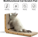 FUKUMARU Cat Scratcher, 26.8 Inch L Shaped Cat Scratch Pad for Indoor Cats — 2