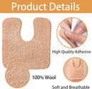 U Shaped Callus Cushions 36PCS, Self Adhesive Felt Foot Pads for Corn & Blister Protection, Soft Cushion Inserts for Pressure Relief, Foot Pads for Walking, Standing & Daily Comfort 3
