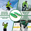 220lbs+ Metatarsal Insole Arch Support Plantar Fasciitis Relief - Yunshan Green — 6