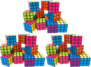 Bulk 72 Pack 3x3 Speed Puzzle Cubes - Classic Magic Brain Teasers, Party Favors, Classroom Prizes, Birthday Stocking Stuffers - Bright Colors, Beginner Friendly — 1