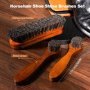 Topus 8 Pieces Shoe Polish Kit, Includes 2Pcs 1.4Oz Brown Shoe Wax, 3 Pieces Horsehair Boots Brushes, 2Pcs Shine Cloths — 3
