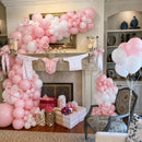 Pink Balloon Arch Kit, 145Pcs Baby Shower Birthday Decor | Pink White — 2