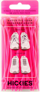 HICKIES Tie-Free Laces | Neon Pink — 1