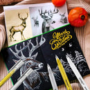 Fhyhej 6 Pack Gold Silver White Gel Pens, 1mm Fine Point for Black Paper | Multicolor | 1.0 mm — 5
