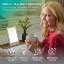 Verilux HappyLight Lumi Plus - Light Therapy Lamp with 10,000 Lux, UV-Free, LED Bright White Light with Adjustable… — 2