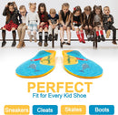 Footlogics Fun Kids Orthotic Shoe Insoles with Arch Support for Children’s Heel Pain (Sever’s Disease), Growing Pains, Flat Feet - Children’s, Pair (Kids 1-3, Yellow) — 5